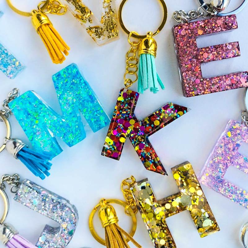 Garden-inspired memorial keepsake block with pressed florals